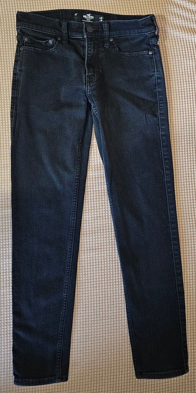 Hollister Y2K Style W26 L30 Women's Skinny Black Denim Pants